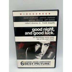 Good Night And Good Luck DVD Widescreen 2005 PG David Strathairn Warner Brothers